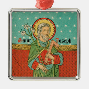 Bovenste Torso van St. Joseph (Detail; VVP 09) ker Metalen Ornament