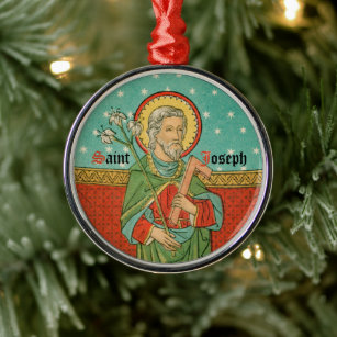 Bovenste Torso van St. Joseph (Detail; VVP 09) ker Metalen Ornament