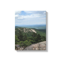 Bovenste uitzicht van de bergen