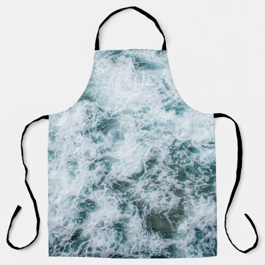 Bovenste uitzicht van de oceaangolven schort (Voorkant)