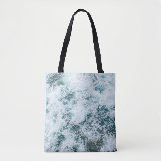Bovenste uitzicht van de oceaangolven tote bag (Voorkant)