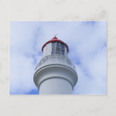 Bovenste uitzicht, vuurtoren met gesplitst punt. briefkaart (Voorkant)