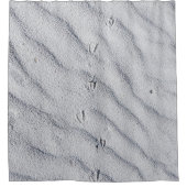 Bovenste uitzicht zandduinen douchegordijn (Voorkant)