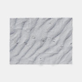 Bovenste uitzicht zandduinen fleece deken (Voorkant (Horizontaal))