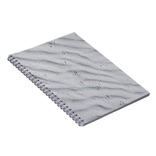 Bovenste uitzicht zandduinen notitieboek (Rechterzijde)