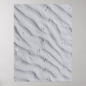 Bovenste uitzicht zandduinen poster (Voorkant)