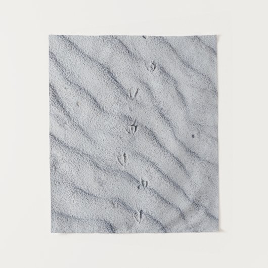 Bovenste uitzicht zandduinen wandkleed (Voorkant)