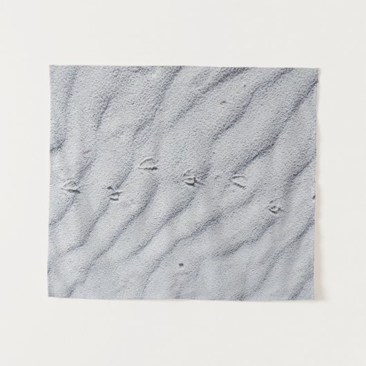 Bovenste uitzicht zandduinen wandkleed (Voorkant (horizontaal))