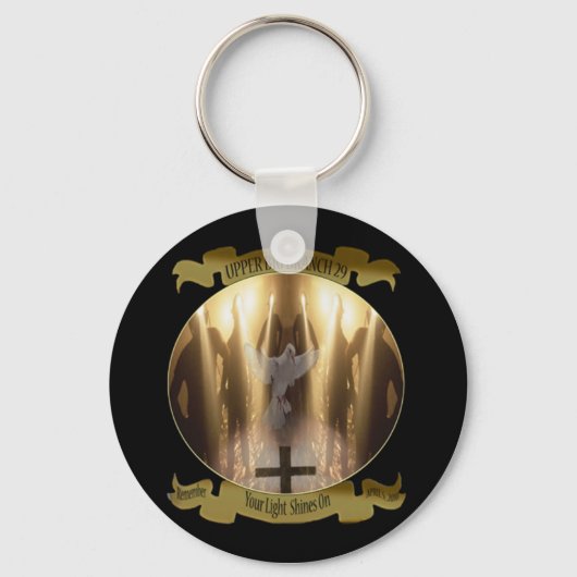 Bovenste vertakking Miner Memorial Key chain Sleutelhanger (Voorkant)