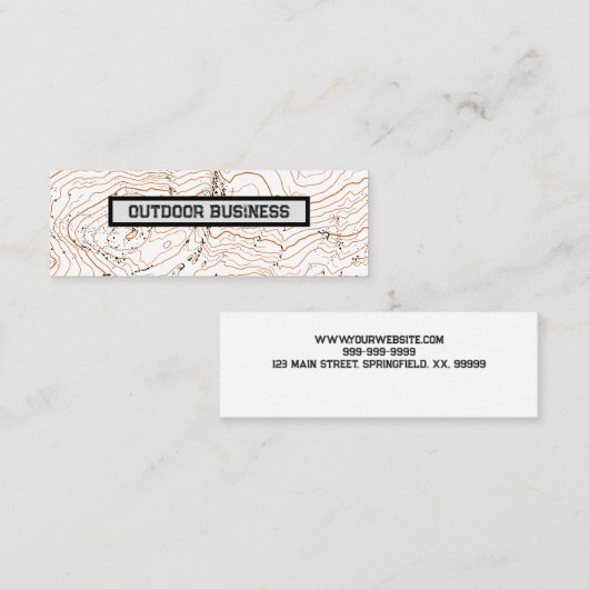 Bovenste Visitekaartje (Voorkant / Achterkant)