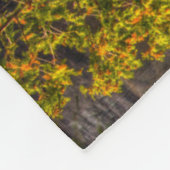 Bovenste waterval met herfstkleuren fleece deken (Hoek)