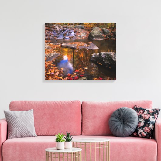 Bovenste Whiteoak-Herfsten, Nationaal Park Shenand Canvas Afdruk (Insitu (Woonkamer))