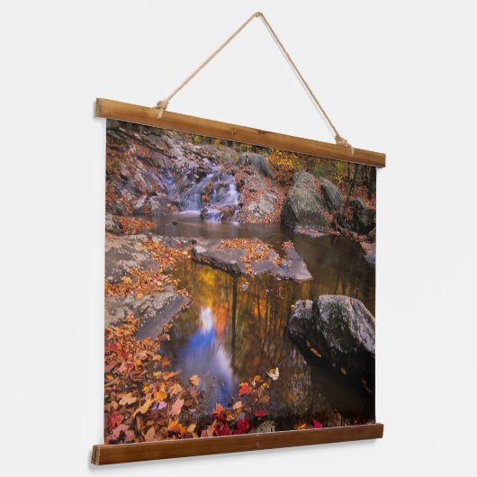 Bovenste Whiteoak-Herfsten, Nationaal Park Shenand Hangend Wandkleed (Gebogen)