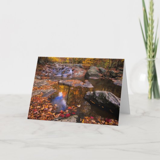 Bovenste Whiteoak-Herfsten, Nationaal Park Shenand Kaart (Voorkant)