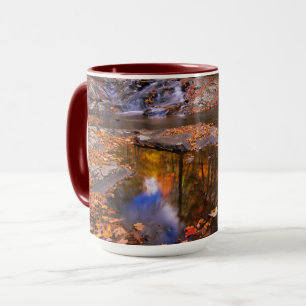 Bovenste Whiteoak-Herfsten, Nationaal Park Shenand Mok