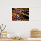 Bovenste Whiteoak-Herfsten, Nationaal Park Shenand Poster (Keuken)