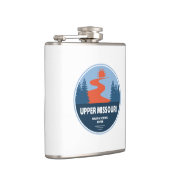 Bovenste wilde Missouri en Schilderachtig rivier Heupfles (Rechts)