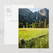 Bovenste Yosemite-Herfsten Briefkaart (Voorkant / Achterkant)