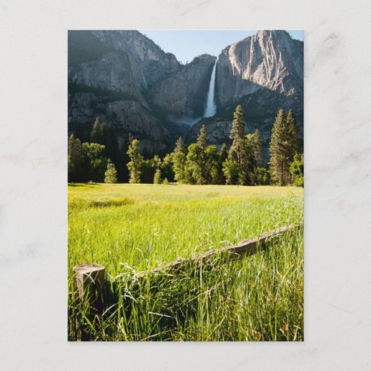 Bovenste Yosemite-Herfsten Briefkaart (Voorkant)