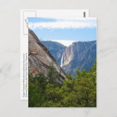 Bovenste Yosemite-Herfsten en gletsjerpunt Briefkaart (Voorkant / Achterkant)