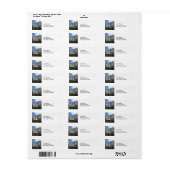 Bovenste Yosemite-Herfsten Etiket (Full Sheet)