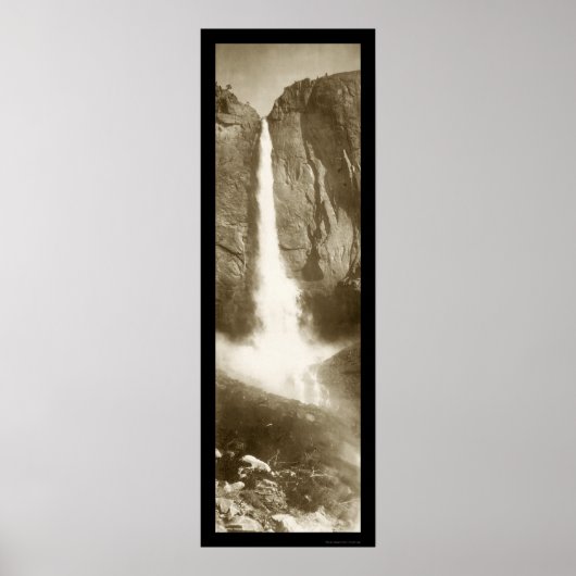 Bovenste Yosemite Herfsten Foto 1908 Poster (Voorkant)