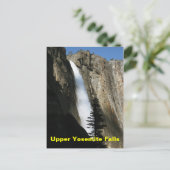Bovenste Yosemite-Herfsten in Californië Briefkaart (Staand voorkant)