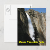 Bovenste Yosemite-Herfsten in Californië Briefkaart (Voorkant / Achterkant)