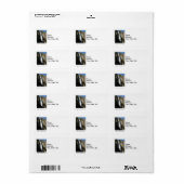 Bovenste Yosemite-Herfsten in Californië Etiket (Full Sheet)