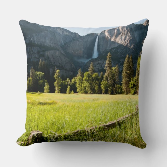 Bovenste Yosemite-Herfsten Kussen (Voorkant)