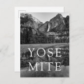 Bovenste Yosemite-Herfsten Schilderachtig Briefkaart (Voorkant / Achterkant)
