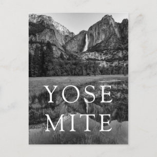 Bovenste Yosemite-Herfsten Schilderachtig Briefkaart