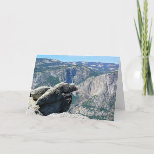 Bovenste Yosemite-Herfsten van Glacier Point, CA Kaart