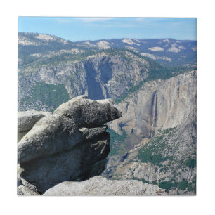 Bovenste Yosemite-Herfsten van Glacier Point, CA Tegeltje