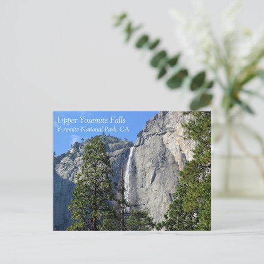 Bovenste Yosemite-Herfsten, Yosemite National Park Briefkaart (Staand voorkant)