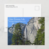 Bovenste Yosemite-Herfsten, Yosemite National Park Briefkaart (Voorkant / Achterkant)