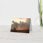 Bovenste zonsondergang van de bergen: blanco Kaart (Voorkant)