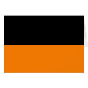 bovenste zwarte onderste oranje DIY aangepaste ach