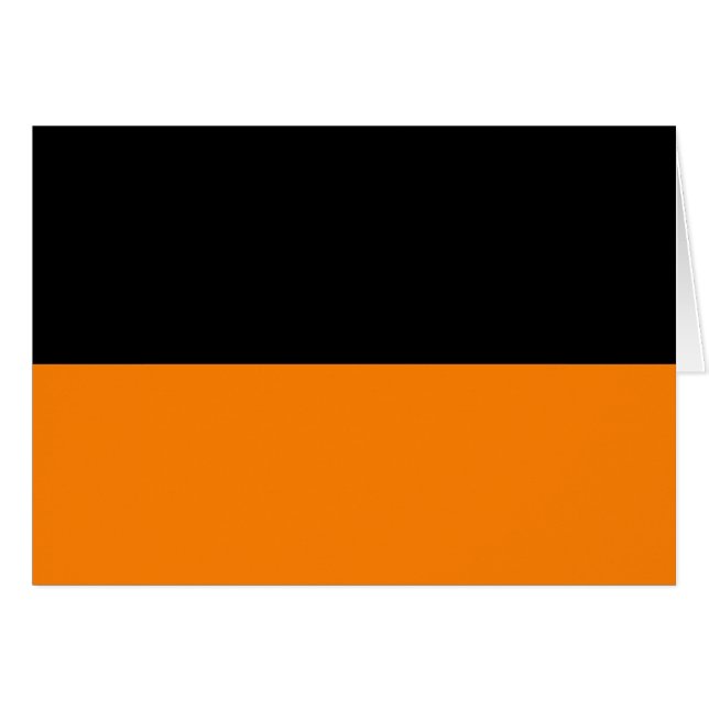 bovenste zwarte onderste oranje DIY aangepaste ach (Voorkant Horizontaal)