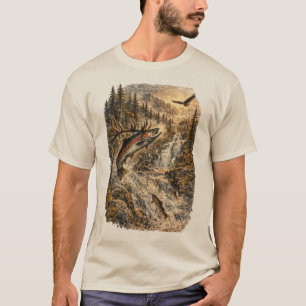 Bovenstroomse Erfenis – Oude Zalmtrek Wildernis T-shirt
