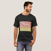 Bovenstroomse Zonsondergang T-shirt (Voorkant volledig)