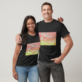 Bovenstroomse Zonsondergang T-shirt (Unisex)