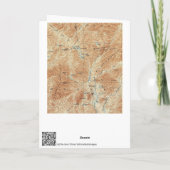 Bovenwerken, Tahawus-gebied, Adirondack High Peaks Kaart (Achterkant)