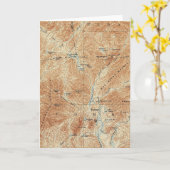 Bovenwerken, Tahawus-gebied, Adirondack High Peaks Kaart (Gele Bloem)