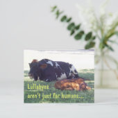 boviene slaapliedje briefkaart (Staand voorkant)