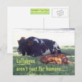 boviene slaapliedje briefkaart (Voorkant / Achterkant)