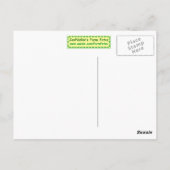boviene slaapliedje briefkaart (Achterkant)