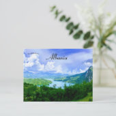 Bovilla Reservoir in Albanië Briefkaart (Staand voorkant)