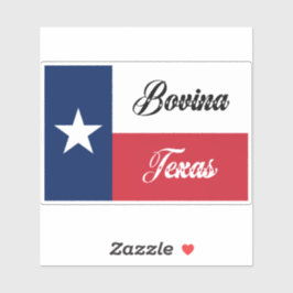 Bovina Texas Sticker