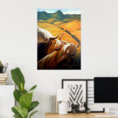 Bovine Bliss Poster (Thuiskantoor)